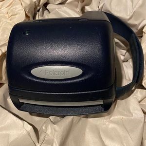 Polaroid camera in black